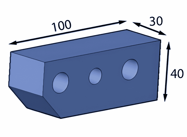 100x30x40 мм дистанційний елемент для Eschlböck ®