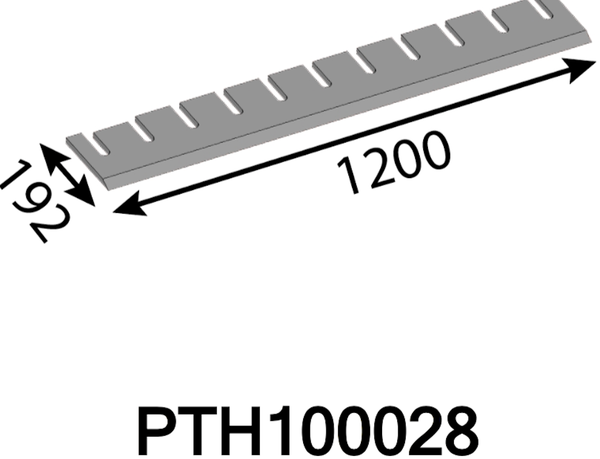 12000x192x16 мм рубальний ніж для Pezzolato ®