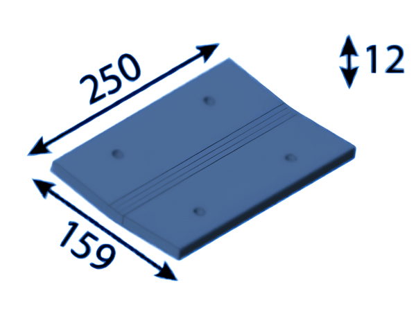 250x159x12 мм змінна пластина крила вентилятора для Eschlböck ®