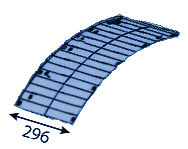 296 мм Металевий лист для повітродувки для Albach ®