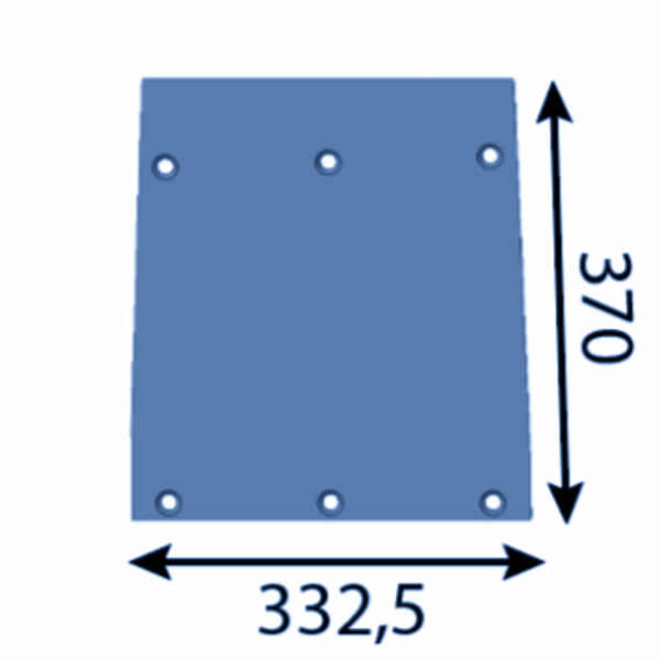 370x332,5x8 мм Кінець повітродувки змінний для Kesla ®