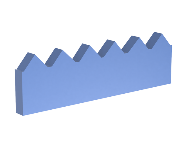 381,8x115x25 мм Контрніж до Vecoplan ВАЗ 2000