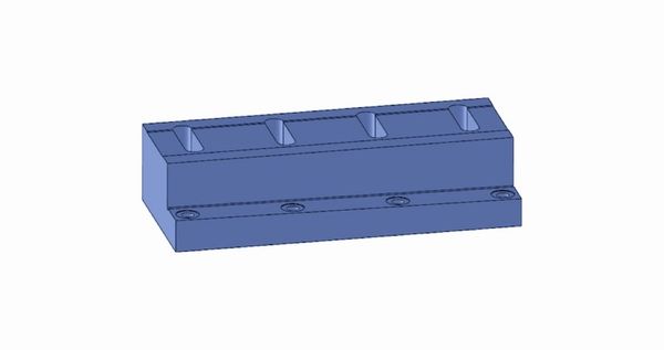 395x173,3x90 мм Базовий блок правий для Eldan HG