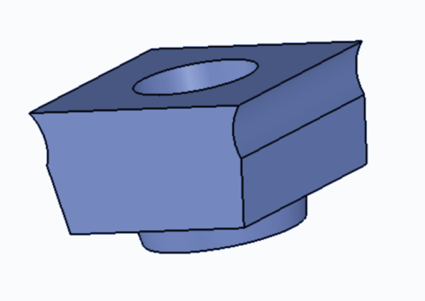 40x36x25 мм Ніж для Franssons-90 вар. Б