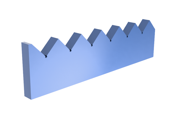 429x115,5x25 мм Контрніж для Vecoplan 60x60