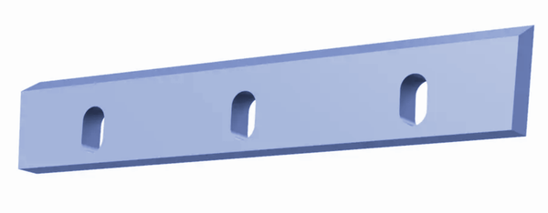 436x76x22 мм лопатка гранулятора для CMB - MS49
