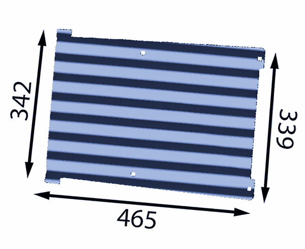 465x340x6 мм змінна пластина на кінці повітродувки для Eschlböck ®