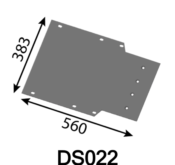 560x383x6 мм Зношений металевий лист для Albach Silvator