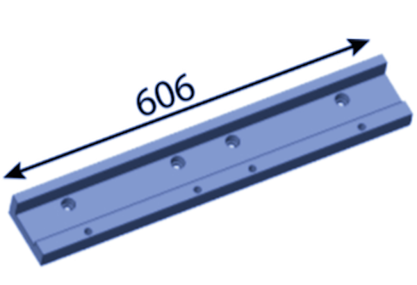 606 мм Основна пластина для верхнього контрножа для Kesla ®