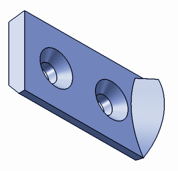 62,45x35x16,7 мм Ніж 2 (2xf16,5,R30, 22°, 40°, 30°)