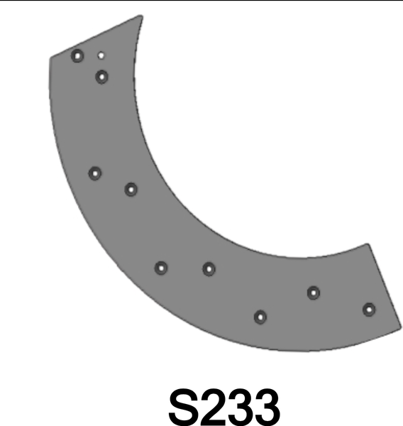 8 мм захисна пластина ротора (мала) (1+1) для Albach Silvator