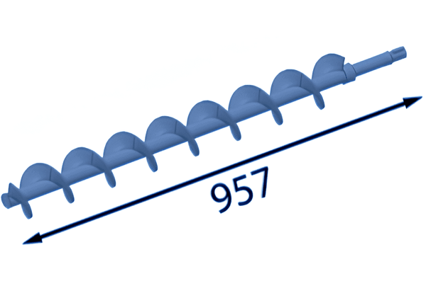 957 мм Малий спіральний вал (лівосторонній) для Eschlböck ®