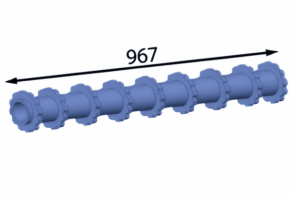 967 мм Конвеєрна труба з шестернями для Eschlböck ®