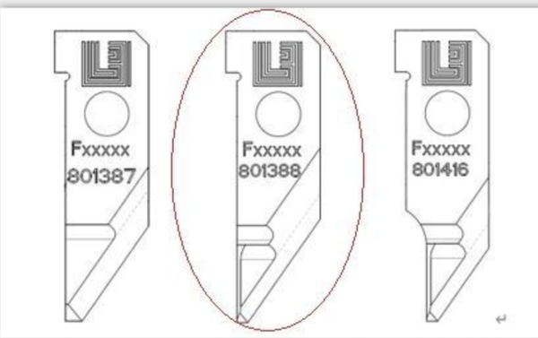 Спеціальне лезо для Lectra ® 801387