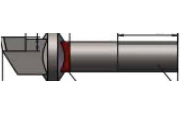 зуб фрези для пеньків із квадратним плечем 5/8"-18 з TC для Sandwik ®